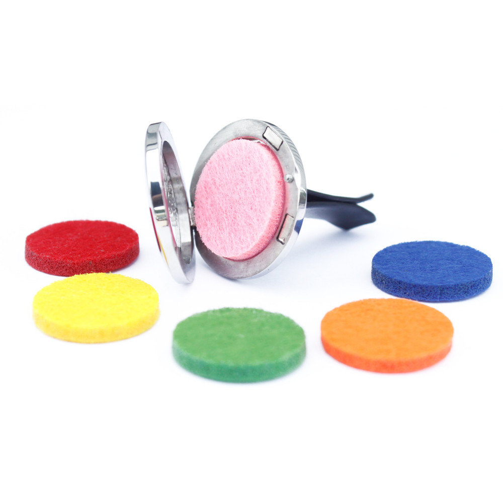 Car Diffuser Kit - Pewter Yoga Chakra 