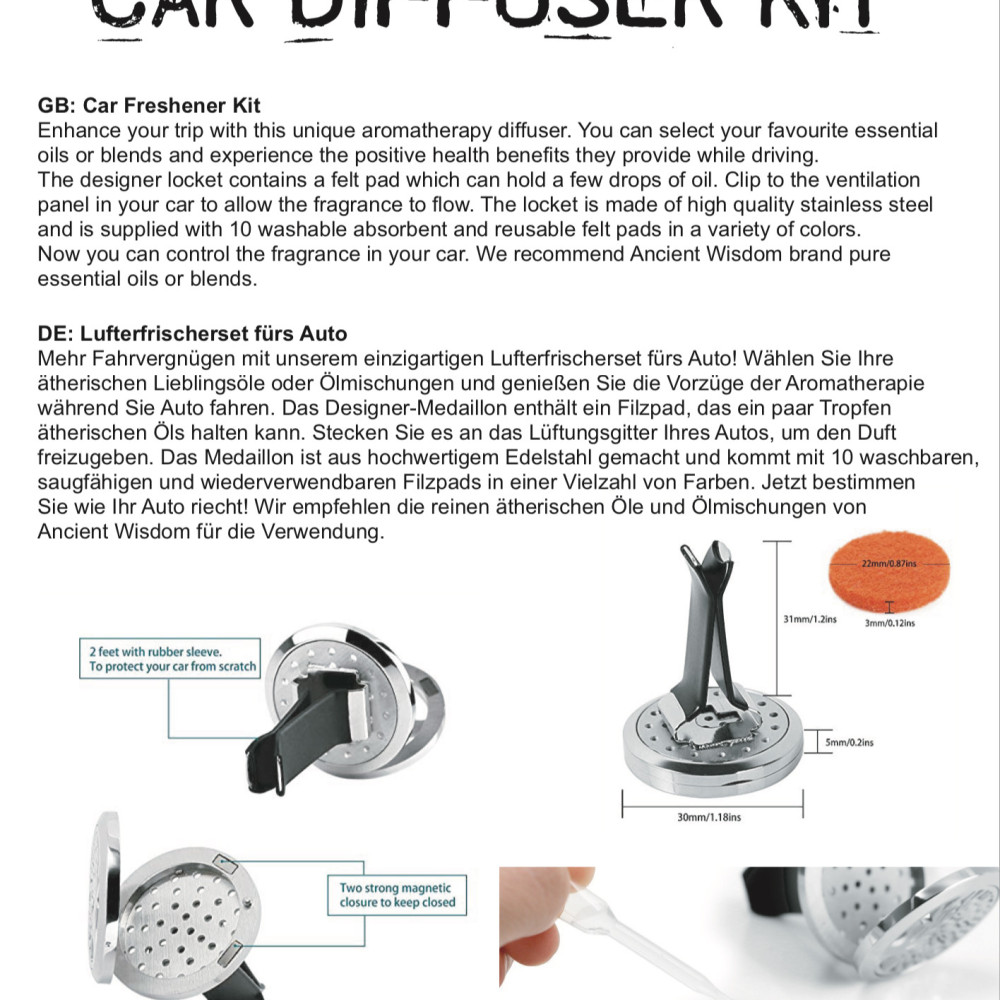 Car Diffuser Kit - Dragonfly 